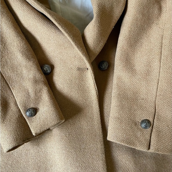 Zara Tan Blazer Classic Wool Blend - Picture 8 of 9